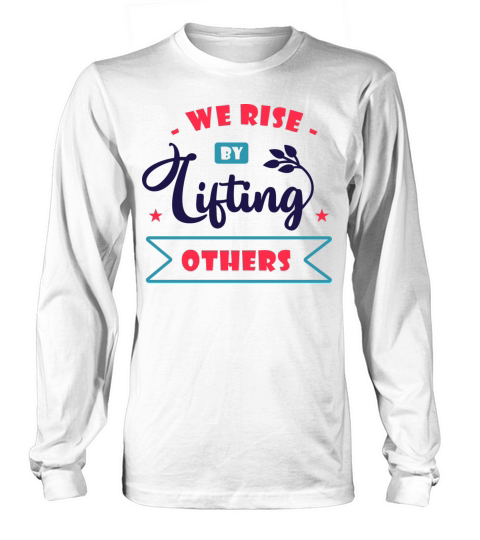 Blue and Pink Inspirational Quote T Shirt Long sleeved Unisex