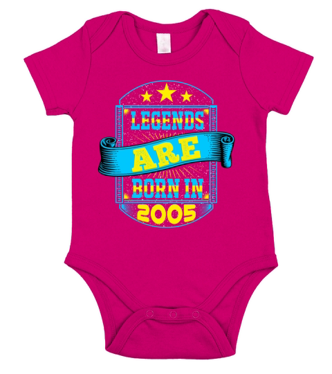 2005 Birthday vintage gift Short Sleeve Baby One-Piece