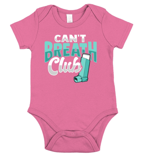 Albuterol Asthma Inhaler Design for an Asthmatic Short Sleeve Baby One-Piece