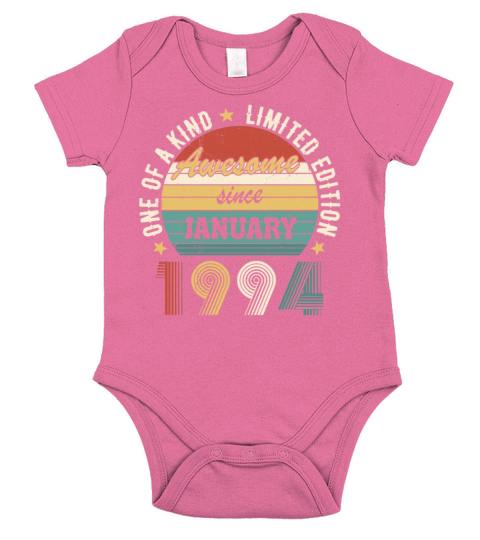 Awesome Since January 1994 Limited Edition Short Sleeve Baby One-Piece