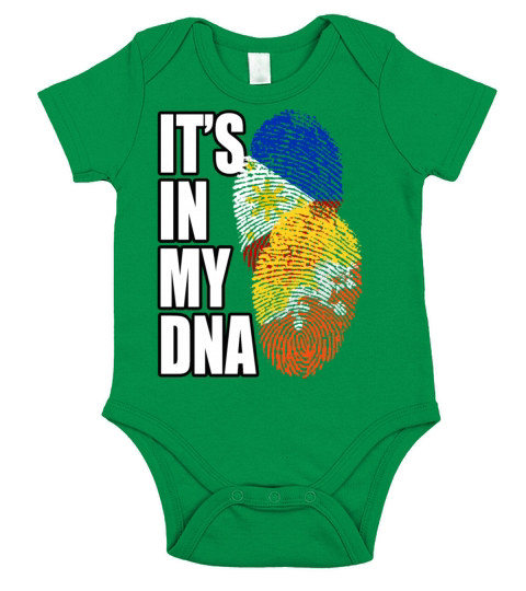 Bhutanese And Filipino Mix Heritage DNA Flag Short Sleeve Baby One-Piece