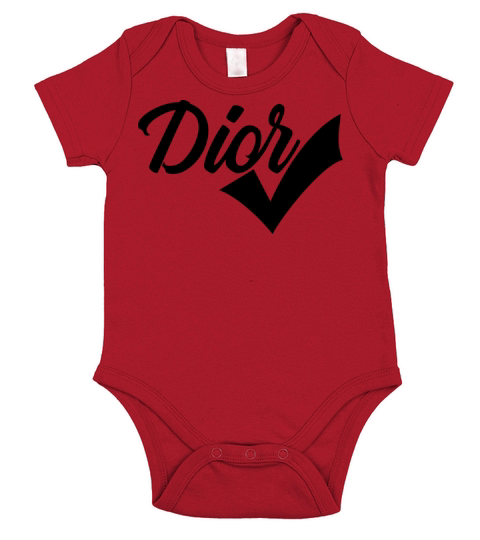 Dior Tshirt Short Sleeve Baby One-Piece