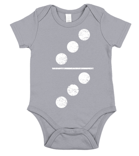 Domino Game TShirt Tile Pieces Trendy Group Short Sleeve Baby One-Piece