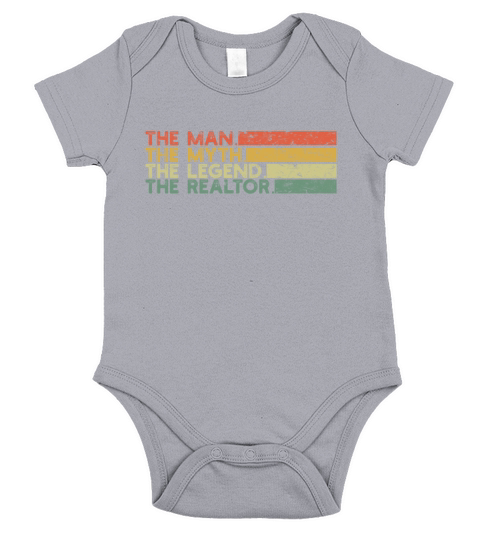 House Realtor Real Estate Agent Property Home Short Sleeve Baby One-Piece