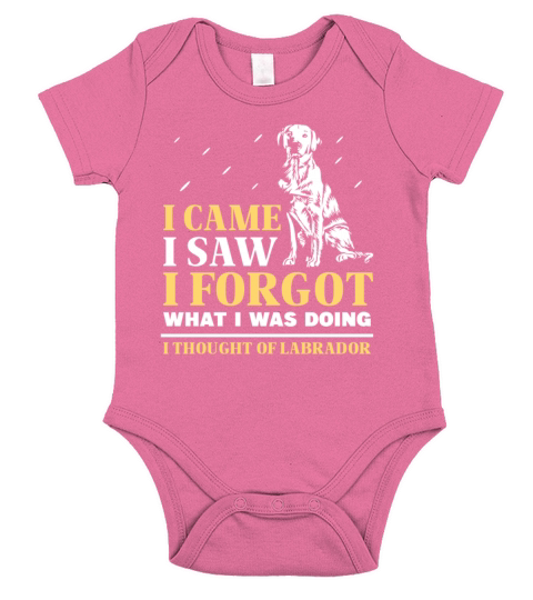 I thought of Labrador Short Sleeve Baby One-Piece