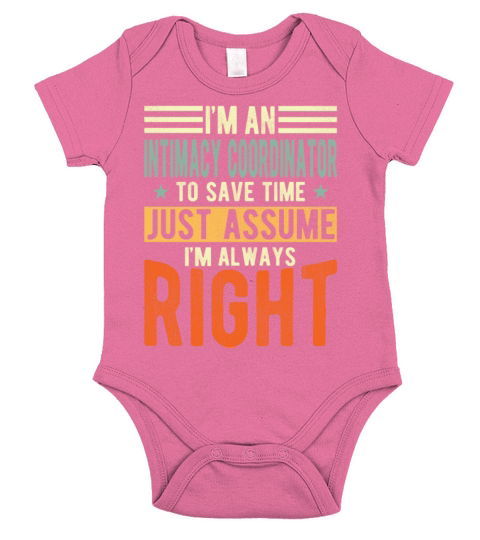Intimacy Coordinator Short Sleeve Baby One-Piece