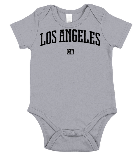 Los Angeles California Vintage Short Sleeve Baby One-Piece