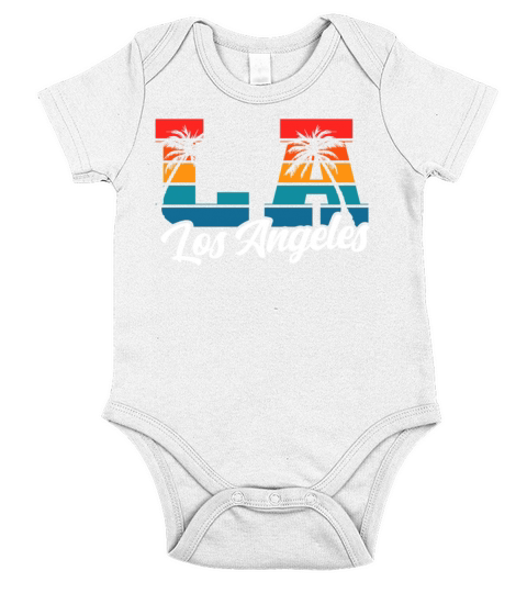 Los Angeles LA California Gift Short Sleeve Baby One-Piece