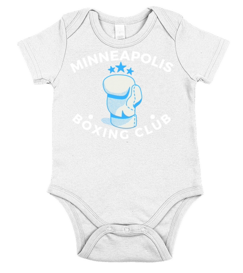 MINNEAPOLIS BOXING CLUB VINTAGE Short Sleeve Baby One-Piece