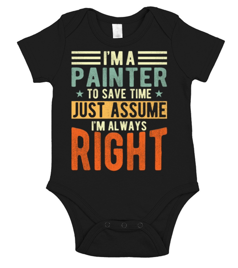 Painter Short Sleeve Baby One-Piece