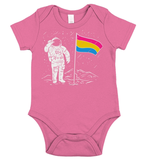 Pansexual Pride Funny Design Colors Of PANSEXUAL Short Sleeve Baby One-Piece