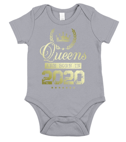 Queens born in 2020 Short Sleeve Baby One-Piece
