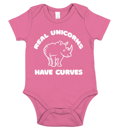 real unicorn have curves Short Sleeve Baby One-Piece