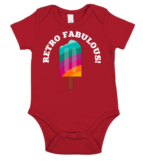 Retro Short Sleeve Baby One-Piece