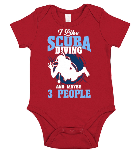 Scuba Diving Gift Underwater Lover Scuba Diver Short Sleeve Baby One-Piece
