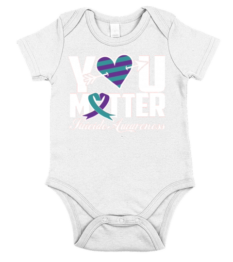 Suicide Awareness You Matter Short Sleeve Baby One-Piece