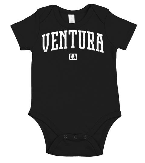 Ventura California Vintage Short Sleeve Baby One-Piece