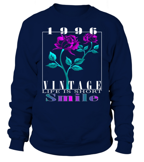 1996 Born Vintage Rose Gift Sweatshirt Unisex