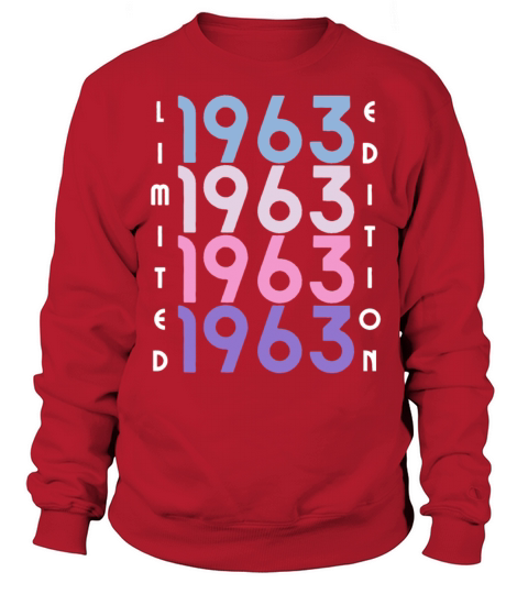 60 Years Vintage 1963 Retro 60th Birthday Sweatshirt Unisex