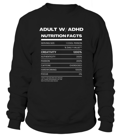 ADHD Joke Sweatshirt Unisex