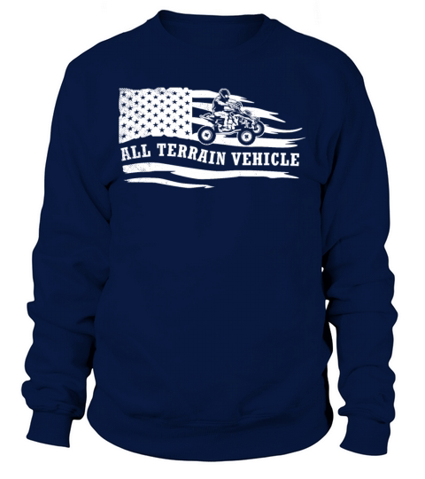 all terrain vehicles vintage artistic flag Sweatshirt Unisex