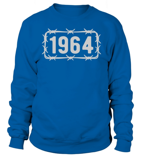Birthday Vintage 1964 Barbed Wire Sweatshirt Unisex