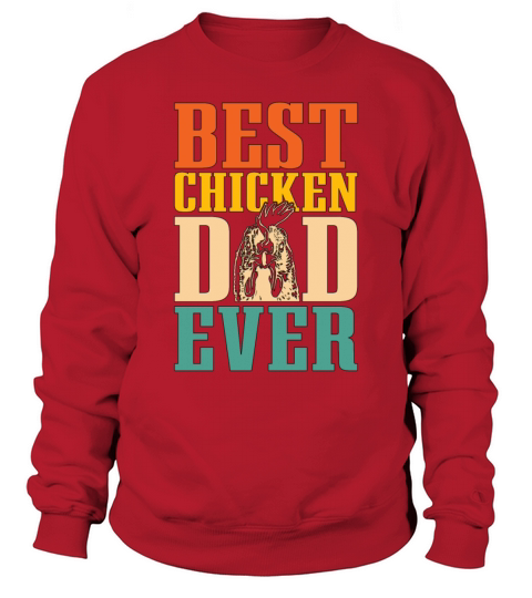 Cock Best Chicken Dad Retro Cocks Cock Lover Sweatshirt Unisex