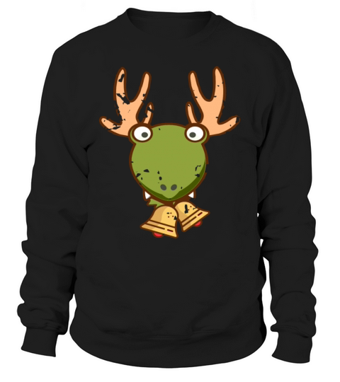 Merry Christmas Cute Retro Vintage DINO Reindeer Christmas Designs Sweatshirt Unisex