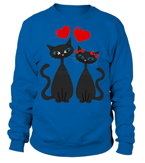 Happy valentine Day cats335 Sweatshirt Unisex