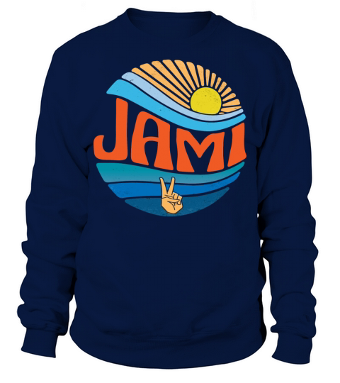 Jami Shirt Vintage Sunset Jami Groovy Tie Dye Sweatshirt Unisex