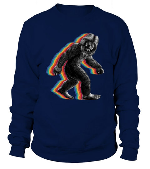 Retro Bigfoot vintage Fun and Nostalgic Sasquatch Sweatshirt Unisex