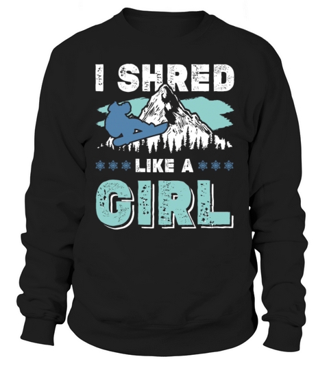 snowboarding girls Sweatshirt Unisex