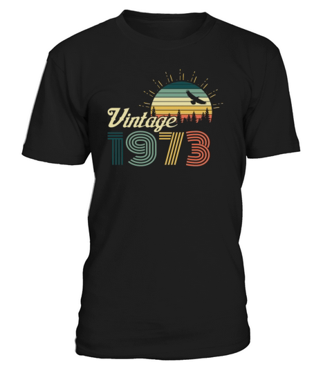 1973 Vintage born in Retro age Birthday gift idea T-Shirt Unisex