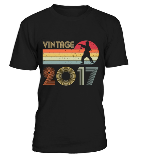 5th Birthday Karate Taekwondo Vintage 2017 Boy Kid T-Shirt Unisex