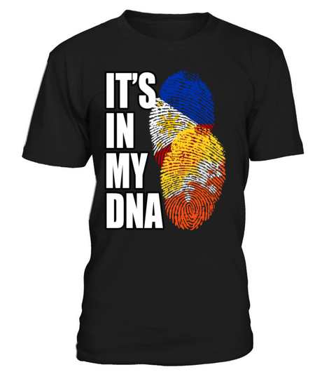 Bhutanese And Filipino Mix Heritage DNA Flag T-Shirt Unisex