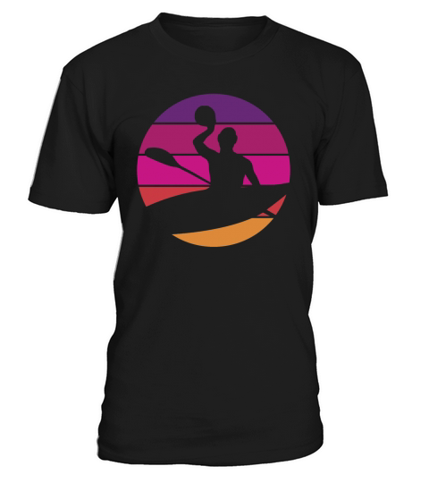 Canoe Polo - Retro - Vintage - Sunset T-Shirt Unisex