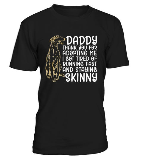 Greyhound Racing Daddy Thank You Greyhound Racer T-Shirt Unisex