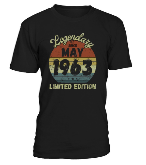 May 1963 - Vintage Birthday Present T-Shirt Unisex