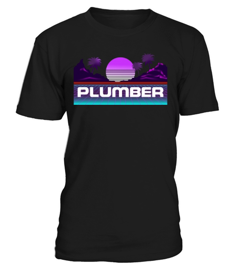 Plumbing Plumber 80s 90s Retro T-Shirt Unisex