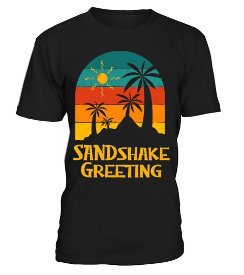 Sandshake Greeting Summer Trip Tropical Travel T-Shirt Unisex