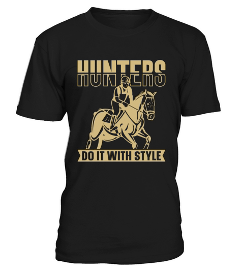 Show Jumping Hunters Do It With Equine Show Jumper T-Shirt Unisex