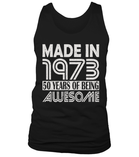 50th birthday vintage 1973 50 years Tank Top Unisex