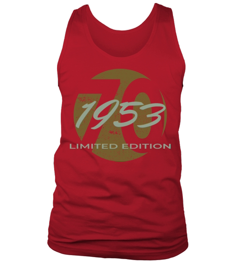 70th birthday men women 70 years 1953 vintage Tank Top Unisex