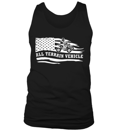 all terrain vehicles vintage artistic flag Tank Top Unisex