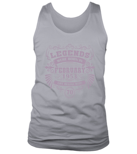 Birthday Vintage February 1953 Retro Tank Top Unisex