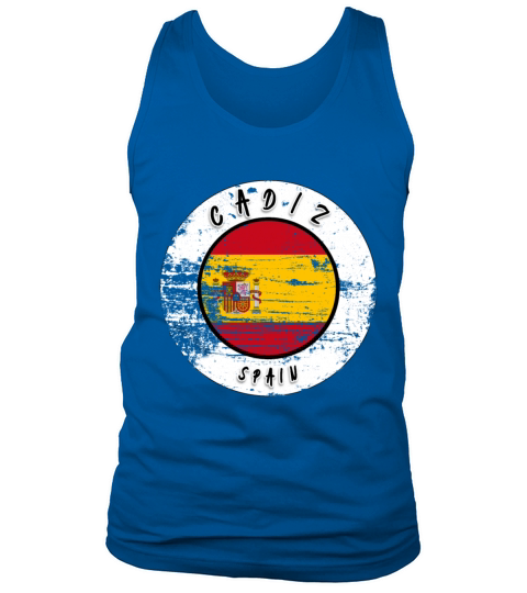 Cadiz Spain Vintage Tank Top Unisex