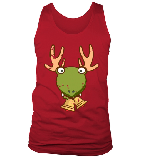 Merry Christmas Cute Retro Vintage DINO Reindeer Christmas Designs Tank Top Unisex