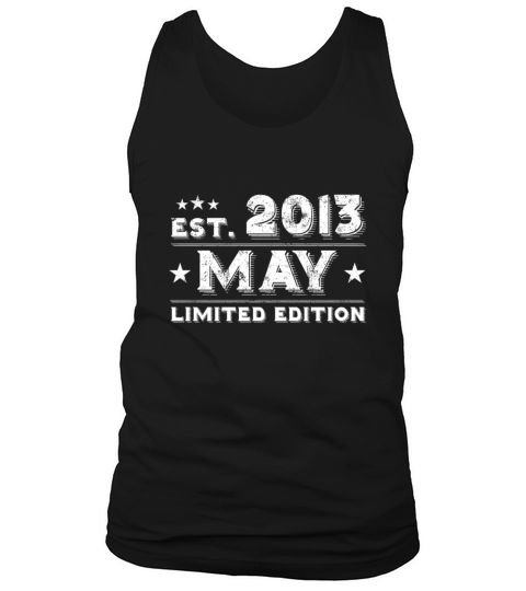 Est May 2013 - Birthday Present - Vintage Tank Top Unisex