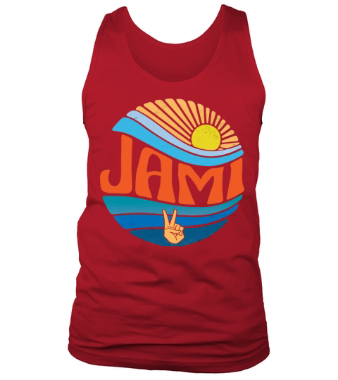 Jami Shirt Vintage Sunset Jami Groovy Tie Dye Tank Top Unisex