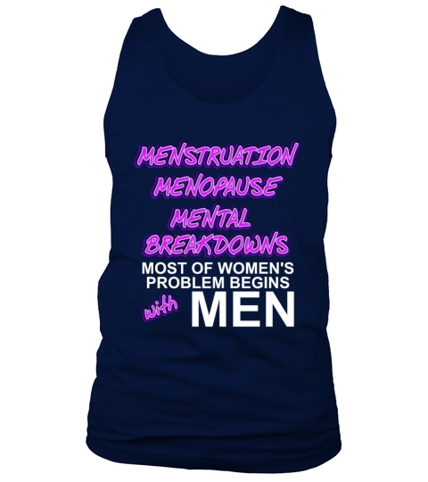 Menstruation Menopause mental Breakdown Tank Top Unisex